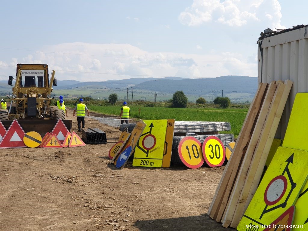 Administrația județeană din Sălaj a mers în control pe șantierele de pe drumul Crișeni - Cehu Silvaniei
