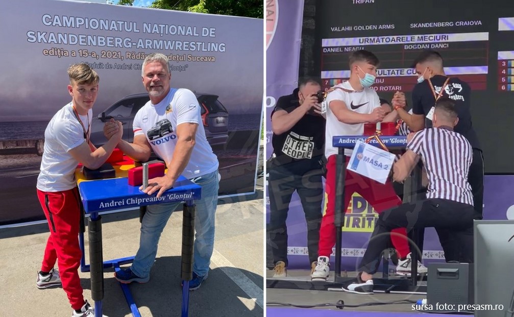Careianul Raul Roșu este cel mai puternic român la Skandenberg, la categoria 65 kilograme