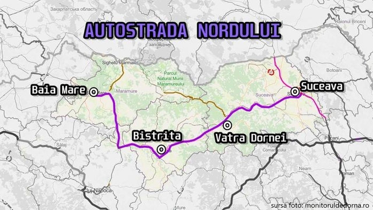 Au început demersurile pentru realizarea Lotului 2 Bistrița – Vatra Dornei în lungime de 83 de km