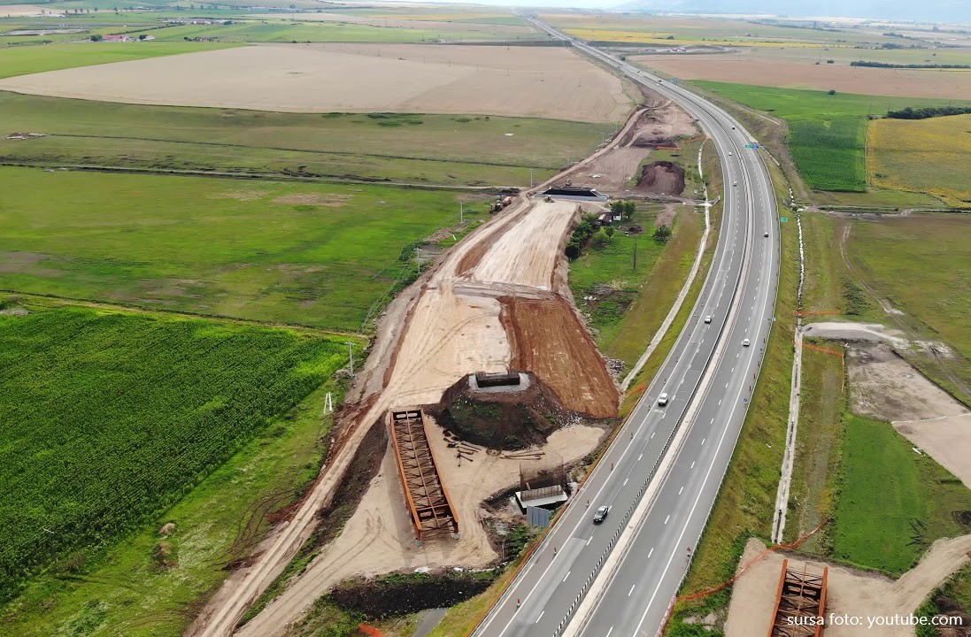 Avansează serios stadiul lucrărilor la Autostrada A10 Sebeş - Turda Lotul 1, nodul rutier Sebeş